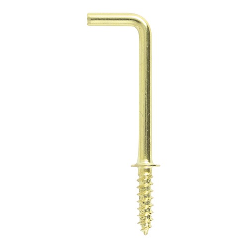 TIMCO Cup Hooks - Square - Electro Brass 25mm (16)