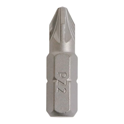 TIMCO S2 Driver Bits - PZ No.2 x 25mm (100 Small Jar)