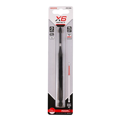 TIMCO Impact Driver Bits - PH No.2 x 150mm