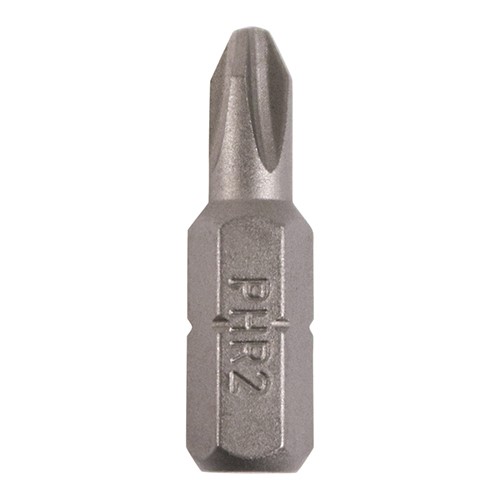 TIMCO S2 Driver Bits - PH No.2 x 25mm (100 Small Jar)