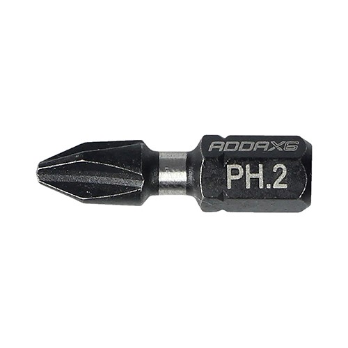 TIMCO Impact Driver Bits - PH No.2 x 25mm (10 Handy Bit Pack)