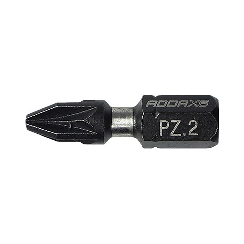 TIMCO Impact Driver Bits - PZ No.2 x 25mm (10 Handy Bit Pack)