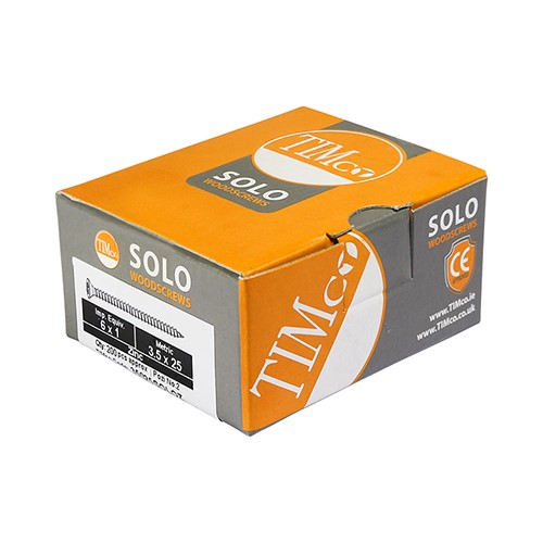 TIMCO Solo Woodscrews - PZ -Zinc 3.0 x 25mm (200 Pack)