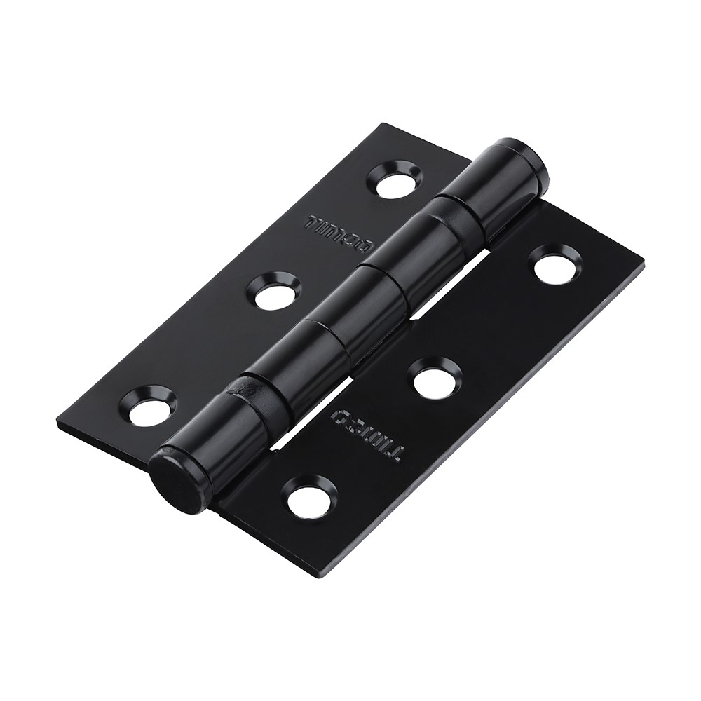 TIMCO Twin Ball Bearing Hinges - Steel - Black 76 x 51mm (2 Pack)