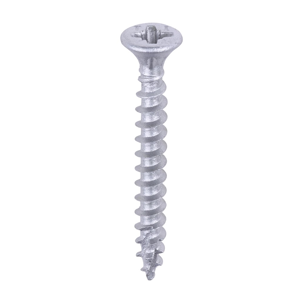 TIMCO C2 Exterior Strong-Fix Multi-Purpose Premium Screws - PZ Silver 3.5 x 30mm (200 Pack)