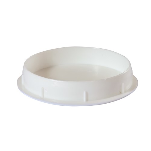 TIMCO Hinge Hole Cover Caps - White 35mm (4)