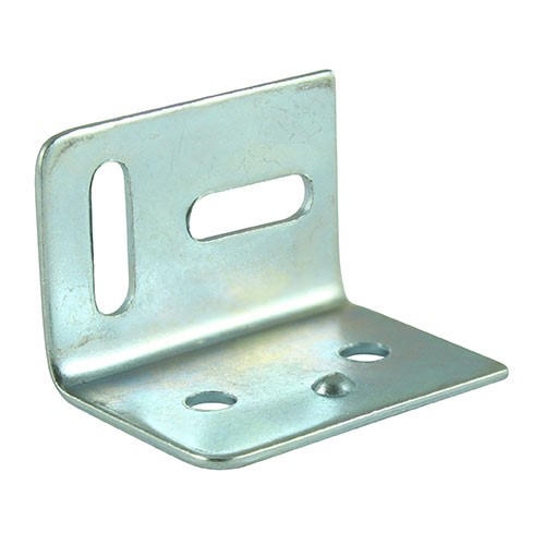 TIMCO Stretcher Plates - Zinc 38 x 25 x 29mm (4)