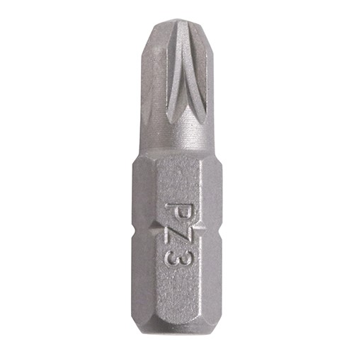 TIMCO S2 Driver Bits - PZ No.3 x 25mm (10 Pack)