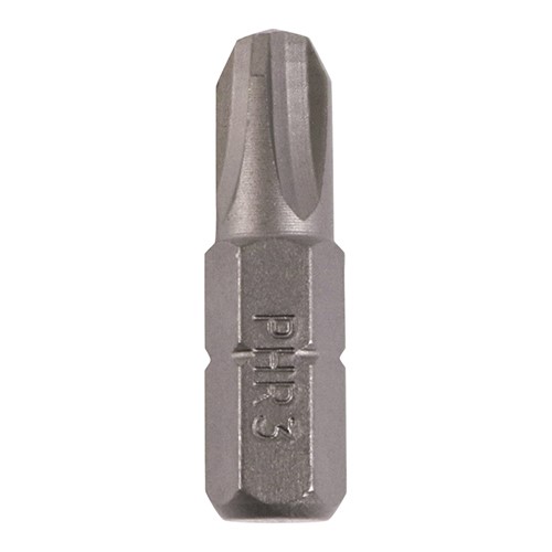 TIMCO S2 Driver Bits - PH No.3 x 25mm (10 Pack)