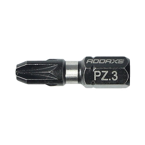 TIMCO Impact Driver Bits - PZ No.3 x 25mm (10 Handy Bit Pack)