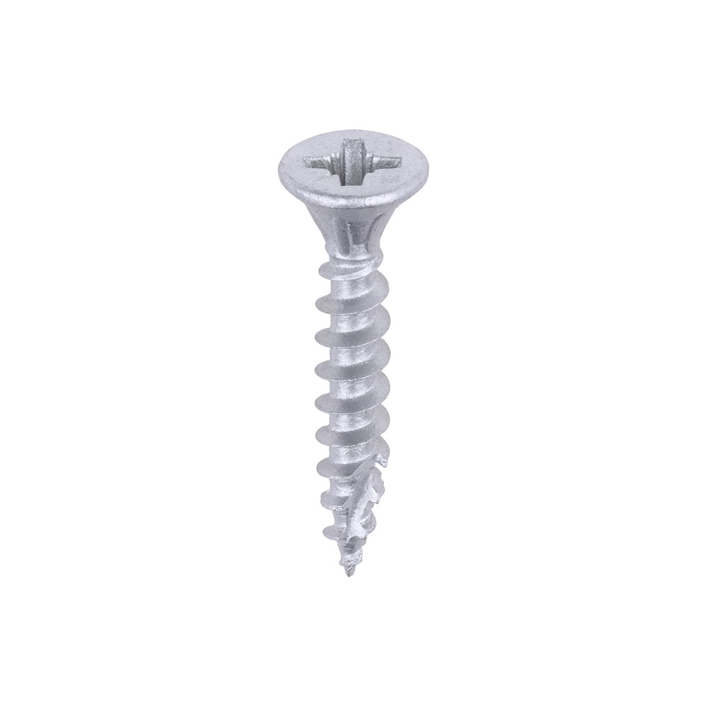 TIMCO C2 Exterior Strong-Fix Multi-Purpose Premium Screws - PZ Silver 4.0 x 25mm (200 Pack)