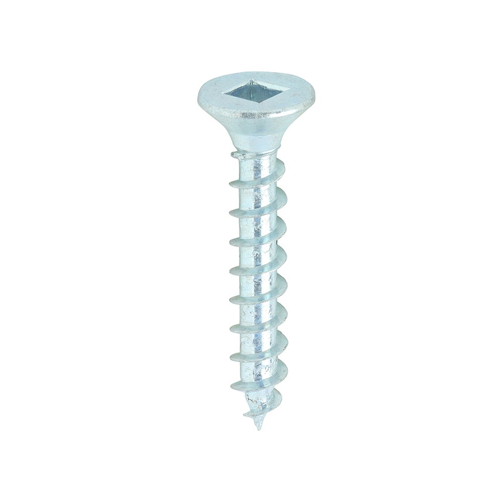 TIMCO Solo Woodscrews - SQ -Zinc 4.0 x 25mm (200 Pack)