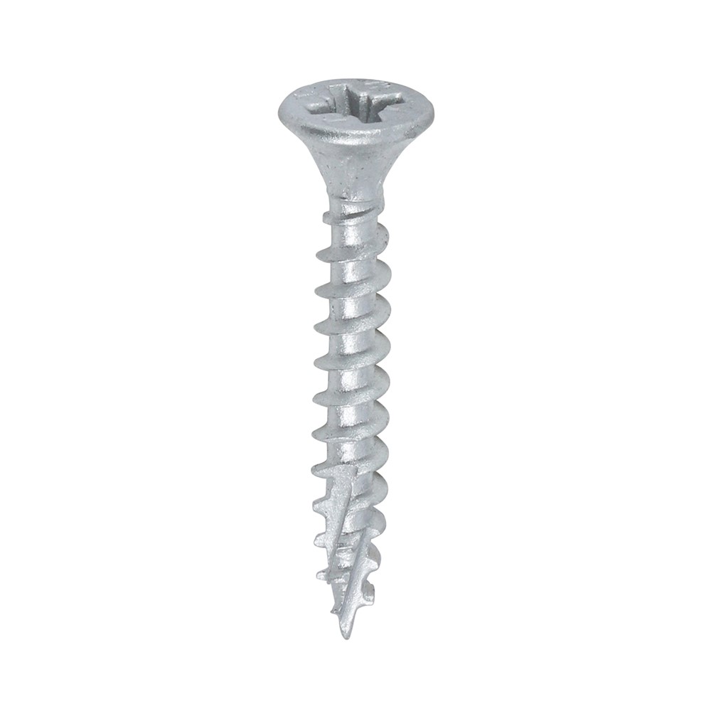 TIMCO C2 Exterior Strong-Fix Multi-Purpose Premium Screws - PZ -Silver 4.0 x 30mm (200 Pack)