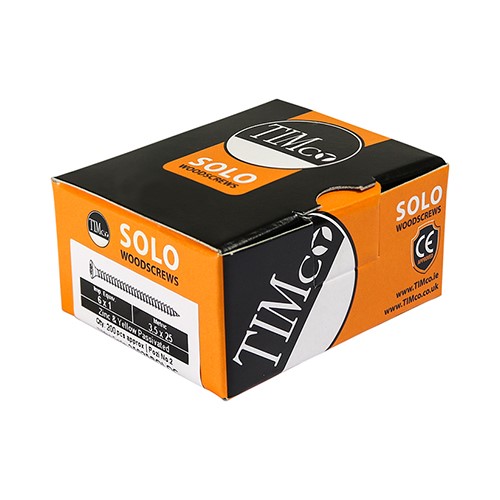 TIMCO Solo Woodscrews - PZ - 4.0 x 35mm (200 Pack)