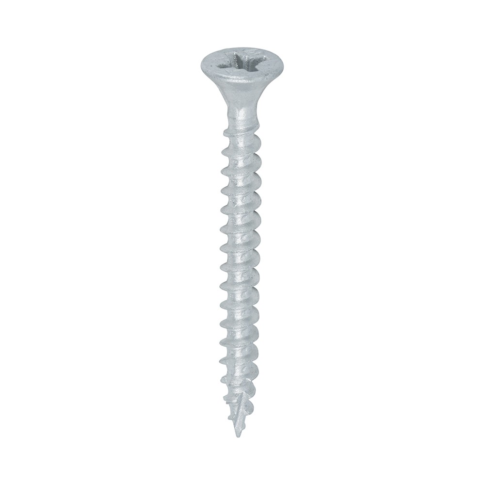 TIMCO C2 Exterior Strong-Fix Multi-Purpose Premium Screws - PZ -Silver 4.0 x 40mm (200 Pack)