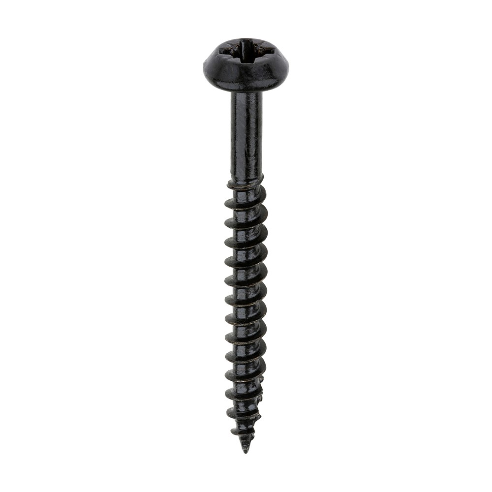 TIMCO Black Rainwater Screws 4.0 x 40mm (300 Pack)
