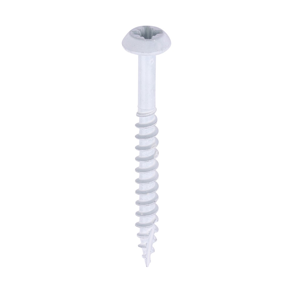 TIMCO White Rainwater Screws 4.0 x 40mm (300 Pack)