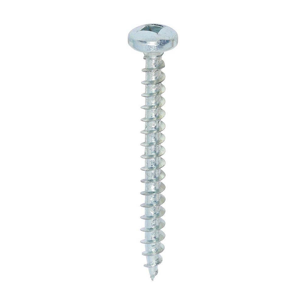 TIMCO Solo Woodscrews - SQ - Pan - Zinc 4.0 x 40mm (200 Pack)
