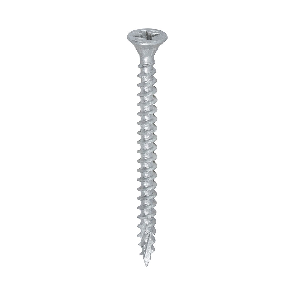 TIMCO C2 Exterior Strong-Fix Multi-Purpose Premium Screws - PZ -Silver 4.0 x 50mm (200 Pack)