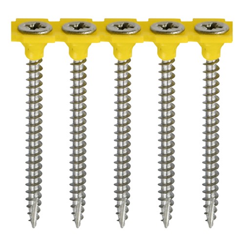 TIMCO Collated Classic Multi-Purpose Screws - PZ -A2 Stainless Steel 4.0 x 40mm (1000 Pack)