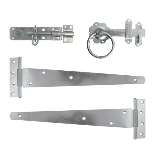 TIMCO Side Gate Kit - Ring Latch - Hot Dipped Galvanised 18