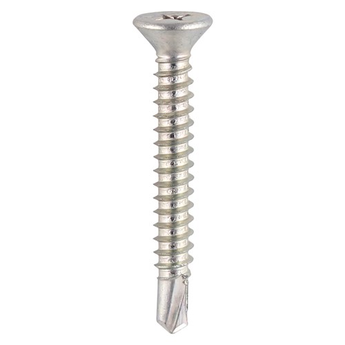 TIMCO Window Fabrication Screws - Countersunk - PH - Self-Tapping - Self-Drilling Point - Zinc 4.8 x 45mm (500 Pack)