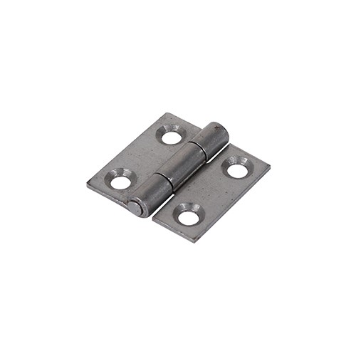 TIMCO Plain Butt Hinge - Fixed Pin (1838) - Self Colour 25 x 25mm (2)