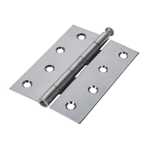 TIMCO Plain Butt Hinge - Loose Pin (1840) - Polished Chrome 100 x 71mm (2)