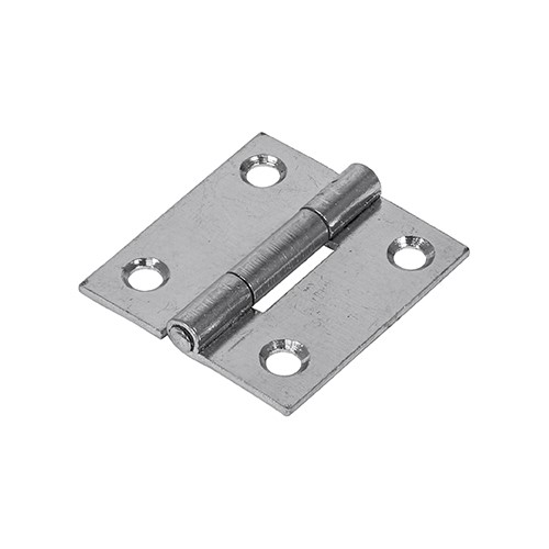TIMCO Plain Butt Hinge - Fixed Pin (1838) - Zinc 38 x 34mm (2)