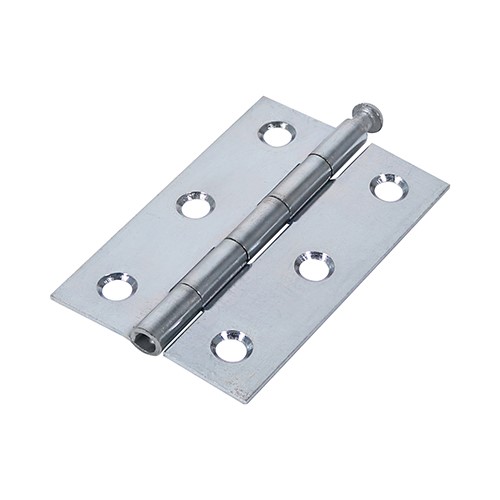 TIMCO Plain Butt Hinge - Loose Pin (1840) - Zinc 75 x 50mm (2)
