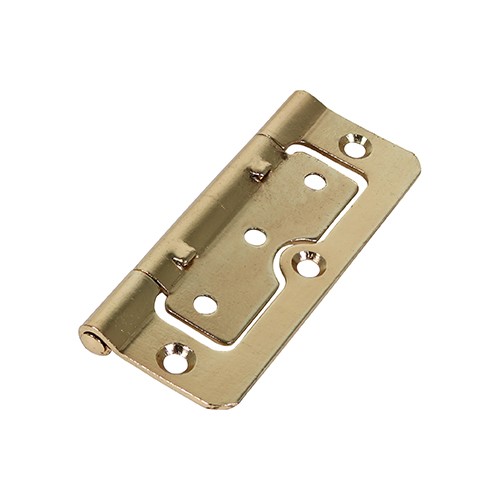 TIMCO Hurlinge - Fixed Pin (104) - Electro Brass 101 x 66mm (2)