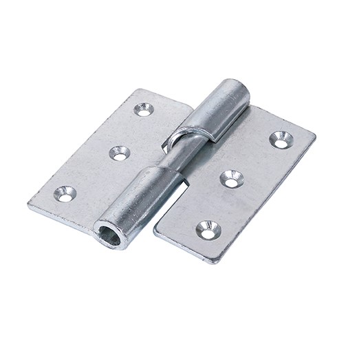 TIMCO Rising Butt Hinge (466) - Left Hand - Zinc 75 x 72mm (2)
