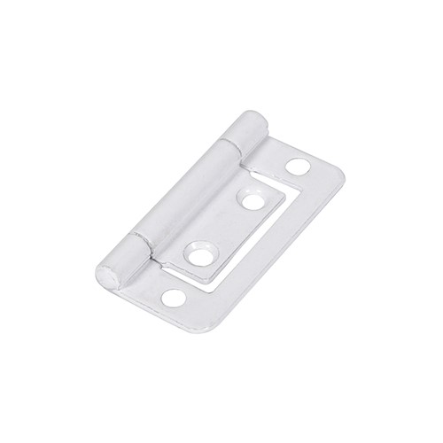 TIMCO Flush Hinge (105) - White 50 x 38.5mm (2)