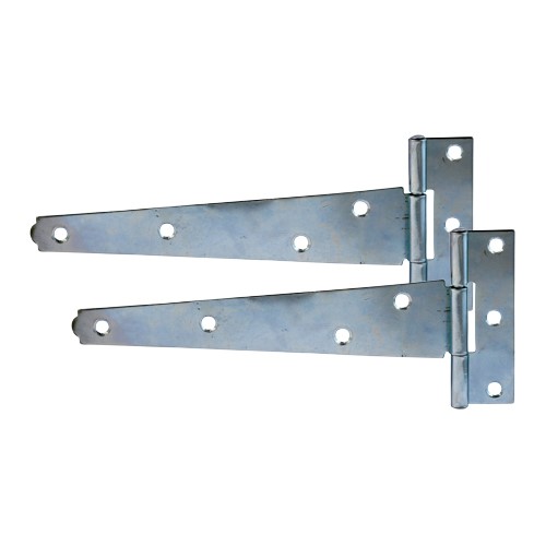 TIMCO Pair of Light Tee Hinges - Zinc 12