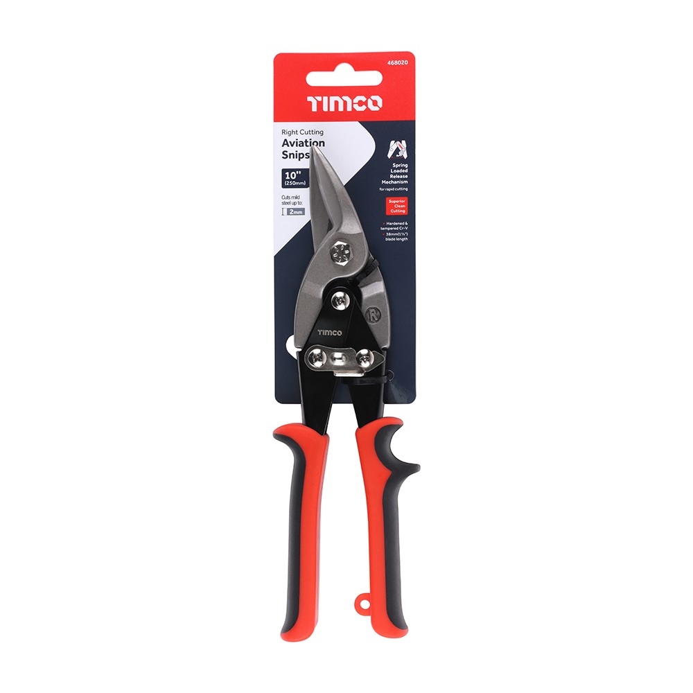 TIMCO Aviation Snips - Right 250mm