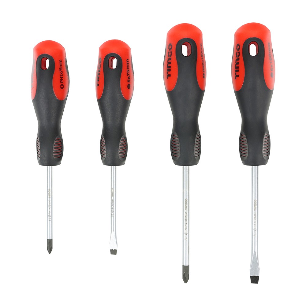 TIMCO Screwdriver Set 4 Pack (4 Pack)