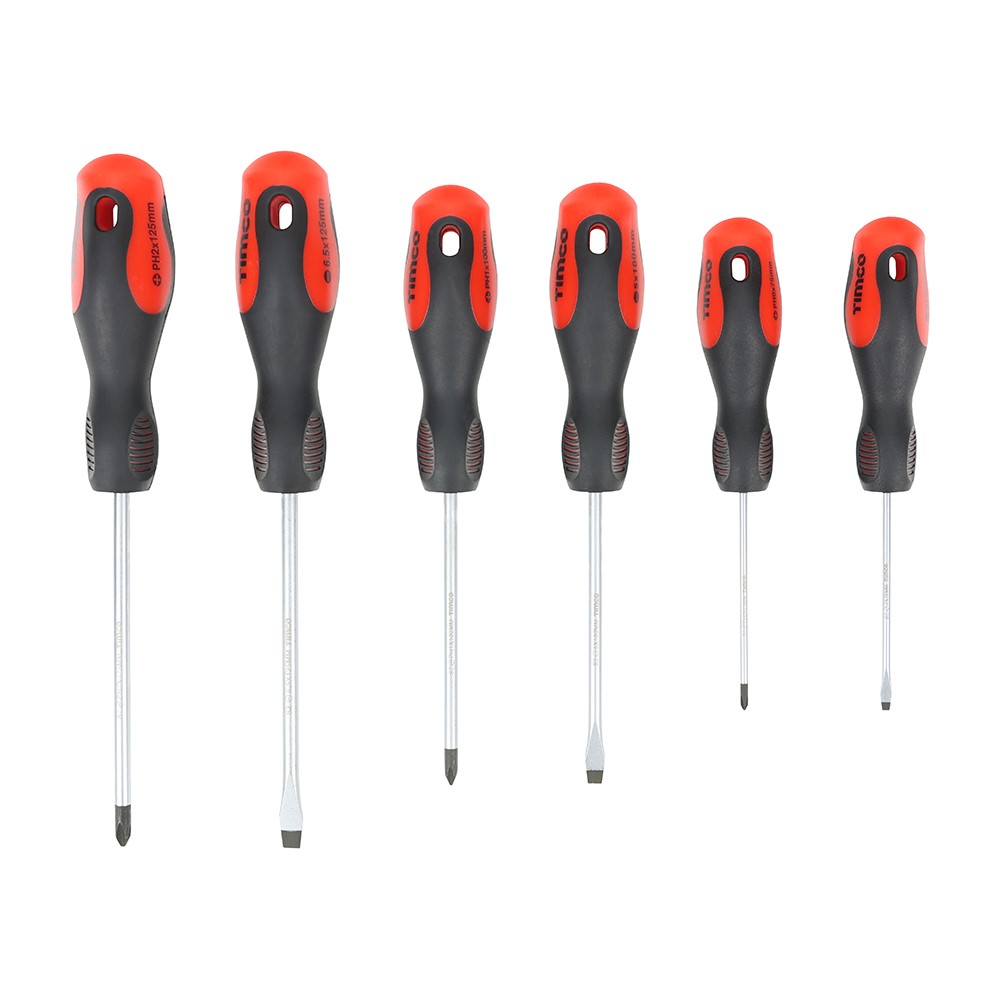 TIMCO Screwdriver Set 6 Pack (6 Pack)