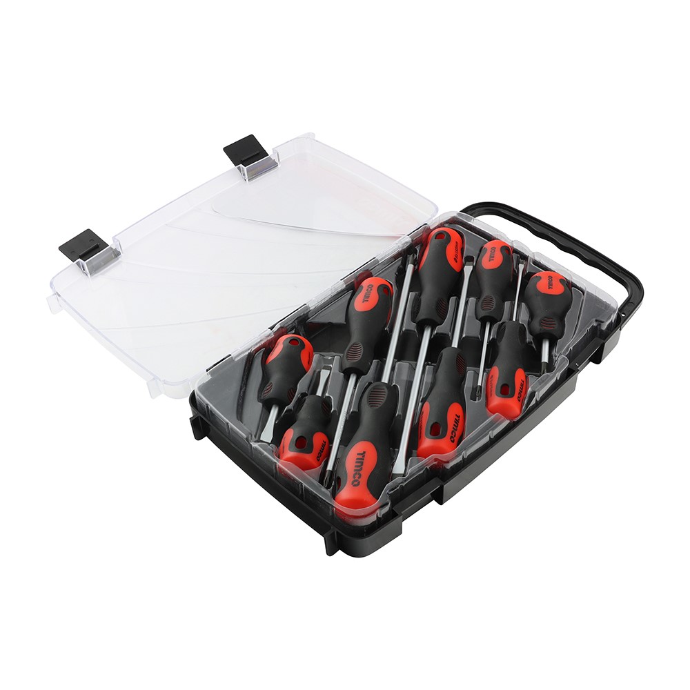 TIMCO Screwdriver Set 9 Pack (9 Case)