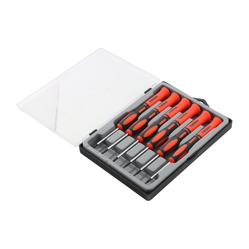 TIMCO Precision Screwdriver Set 6 Pack (6 Case)