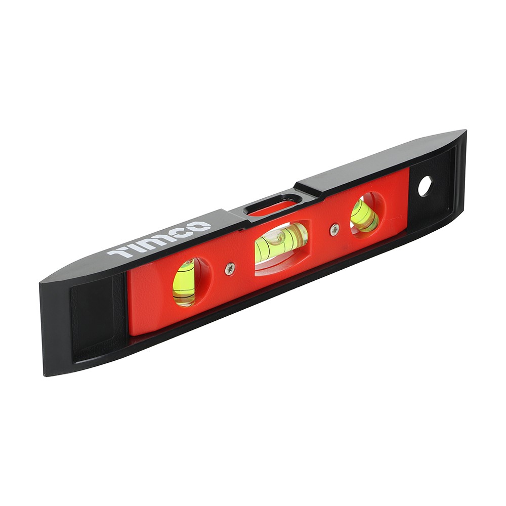 TIMCO ToolPack Spirit Level - Plastic 225mm