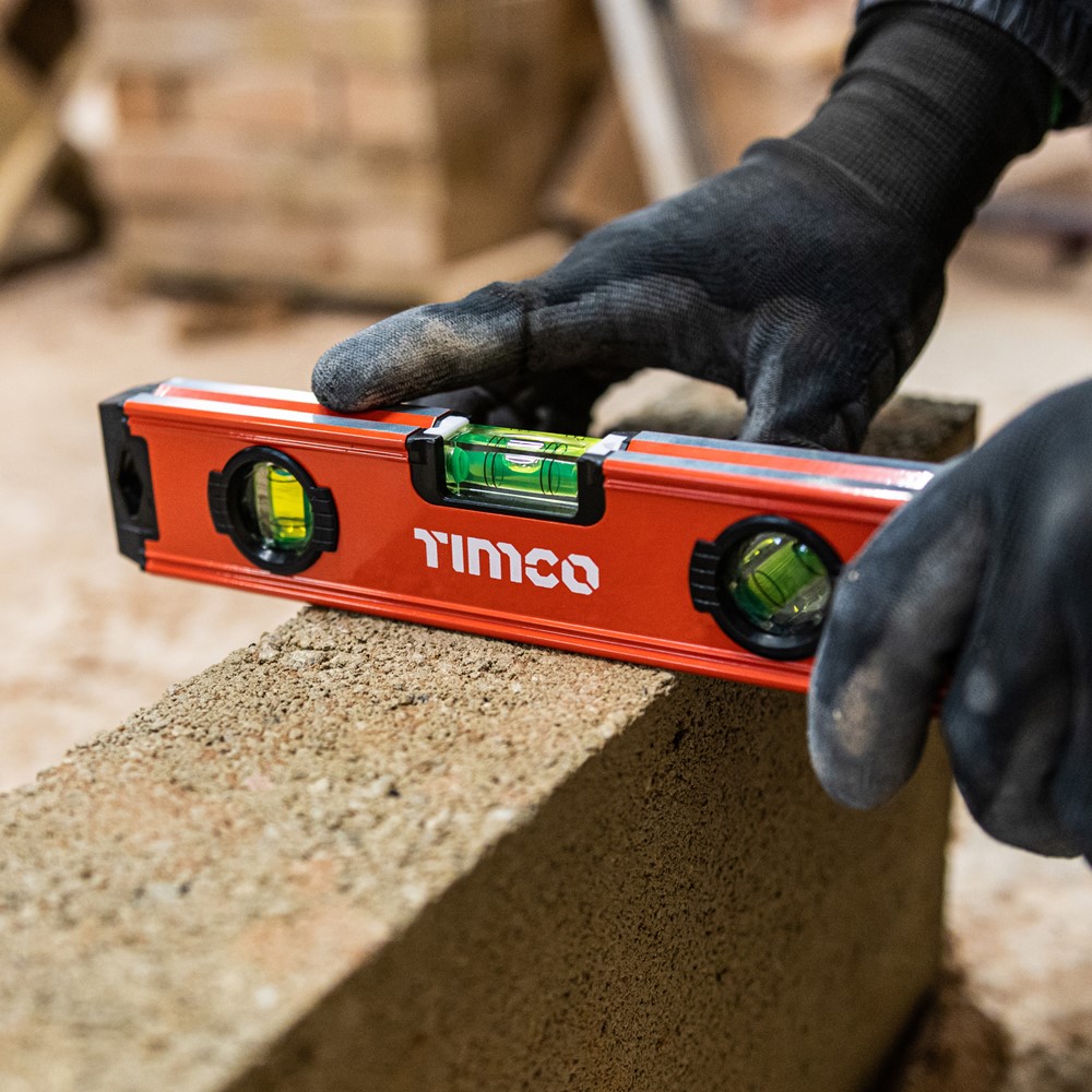 TIMCO ToolPack Spirit Level - Aluminium 225mm