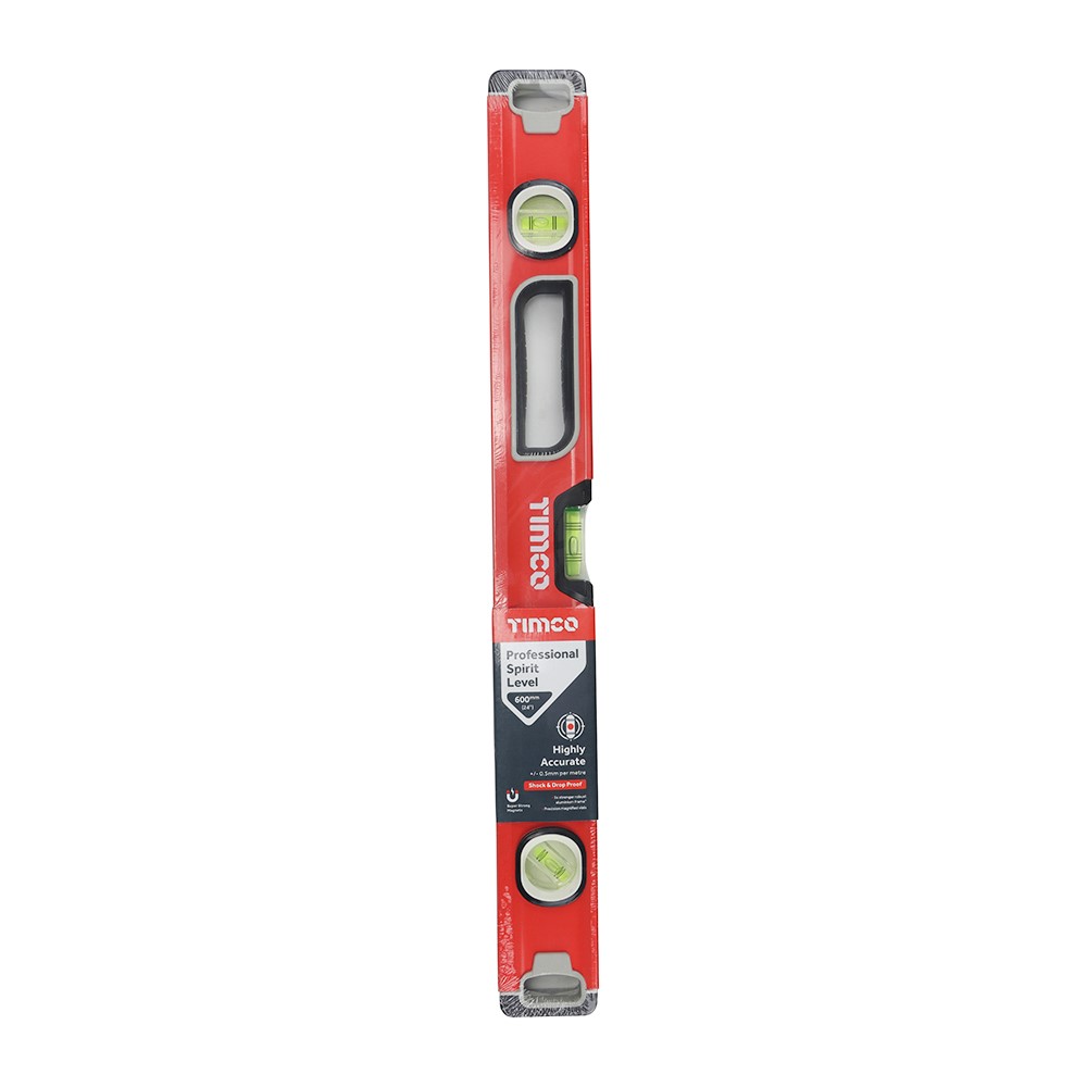 TIMCO Professional Spirit Level - Pack Beam 600mm