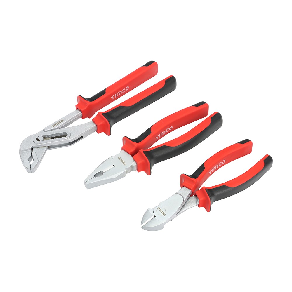 TIMCO Tradesmans Pliers Set 3 Pack (3 Pack)