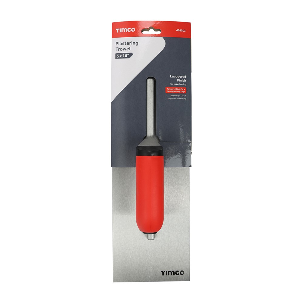 TIMCO Plastering Trowel - Carbon Steel 5 x 16