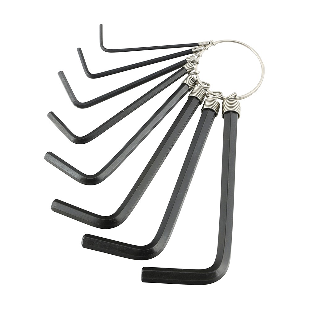 TIMCO Hex Key Keyring Set 8 Pack (8 Bag)