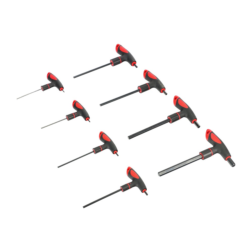 TIMCO T-Handle Hex Key Set 8 Pack (8 Pack)