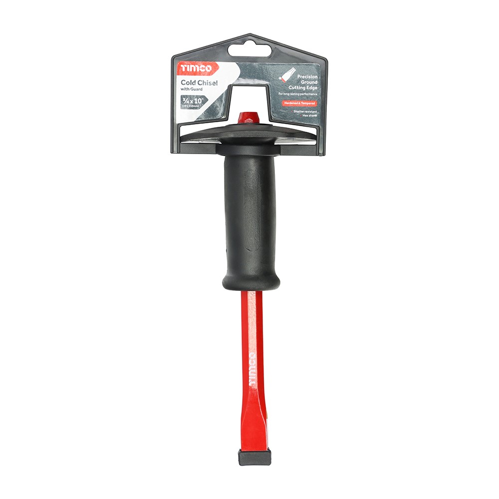 TIMCO Cold Chisel with Guard 3/4 x 10