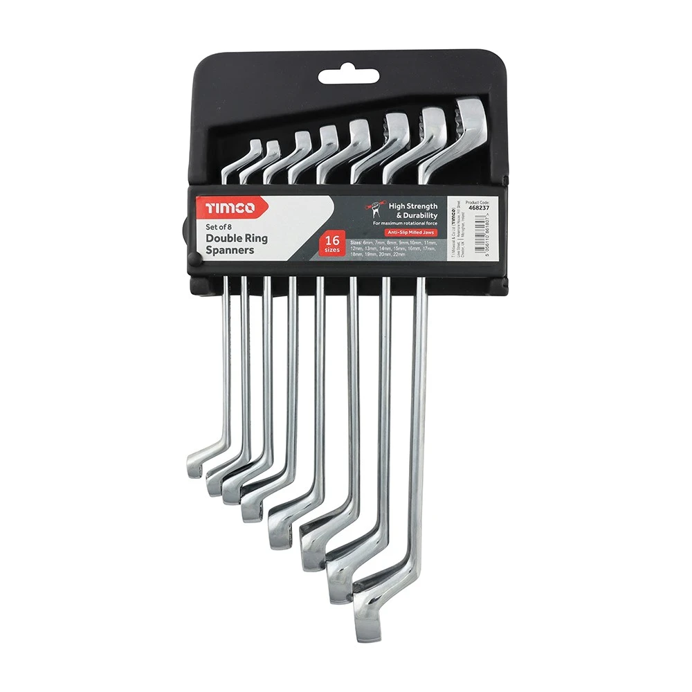 TIMCO Spanner Set - Double Ring 8 Pack (8 Pack)