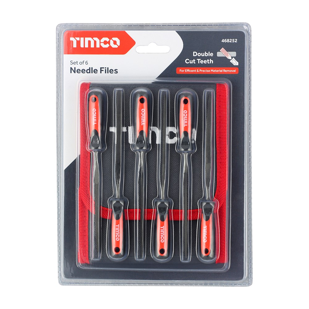 TIMCO Needle File Set 6 Pack (6 Pack)