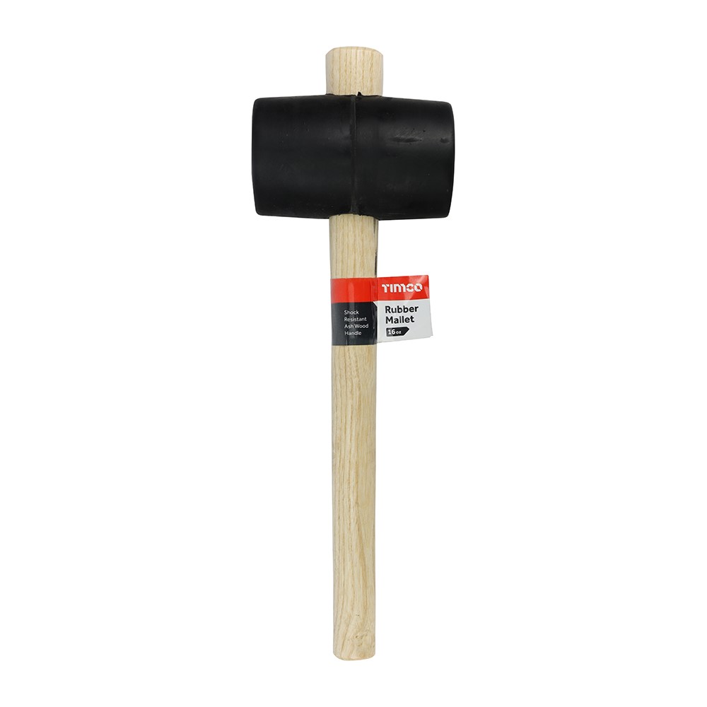 TIMCO Rubber Mallet - Black 16oz